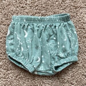 Emerson Bamboo Rayon Constellation Night Sky Space Bloomers 0-3 Month Green